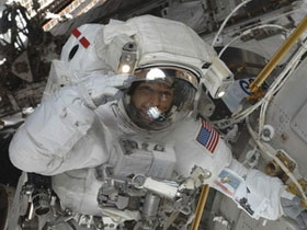 Picture 1 of The Atlantis spacecraft completed its mission on ISS