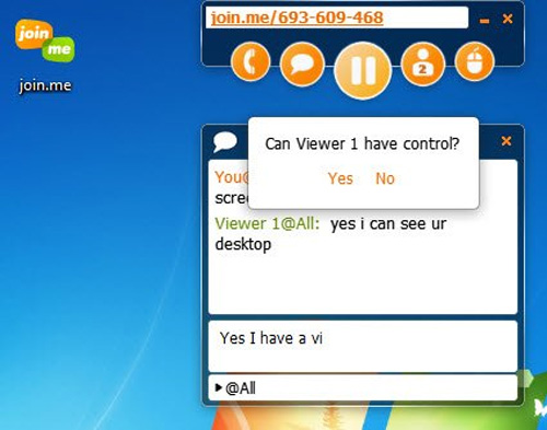 Picture 7 of The basics of join.me - Remote Desktop service with many new features