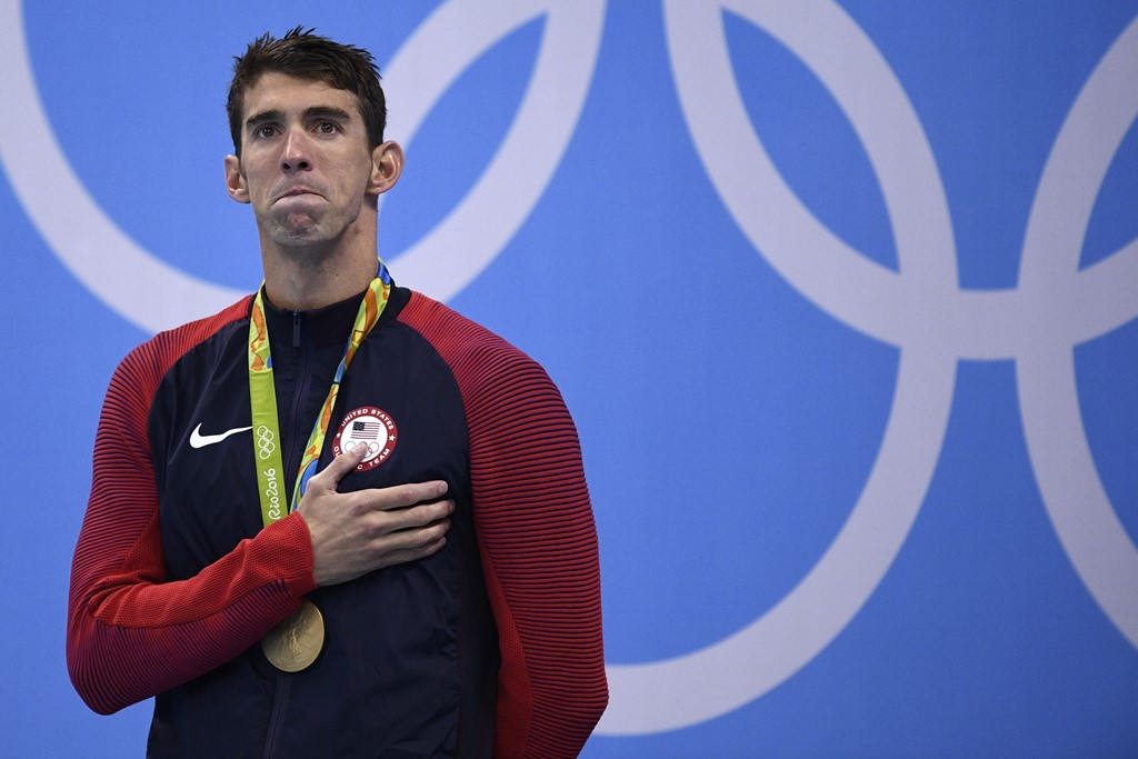 Picture 13 of The beautiful moment of Michael Phelps in the 2016 Olympics