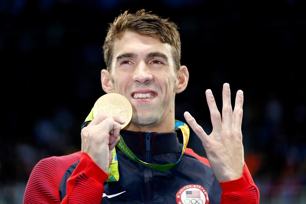 Picture 15 of The beautiful moment of Michael Phelps in the 2016 Olympics
