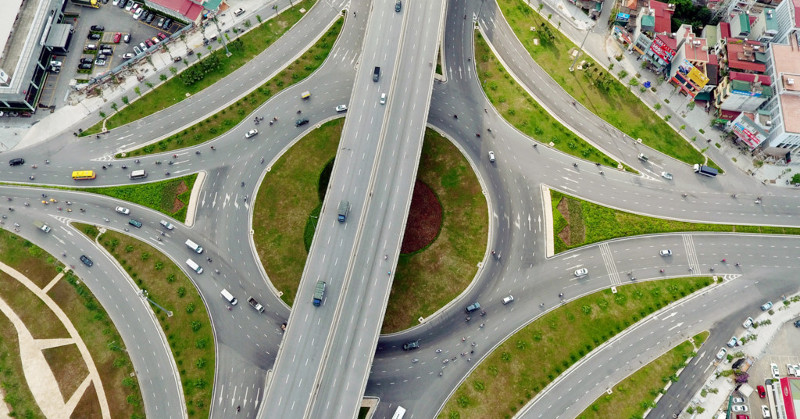 Picture 23 of The beauty of 4 trillion intersections of Hanoi viewed from above