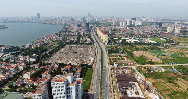 Picture 9 of The beauty of 4 trillion intersections of Hanoi viewed from above