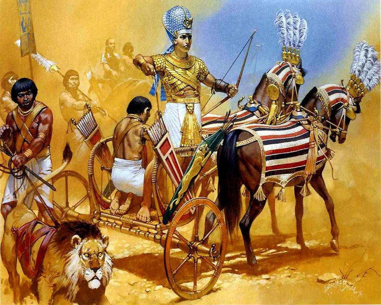 Picture 4 of The biggest horse cart match in ancient history between Egypt and Hittite