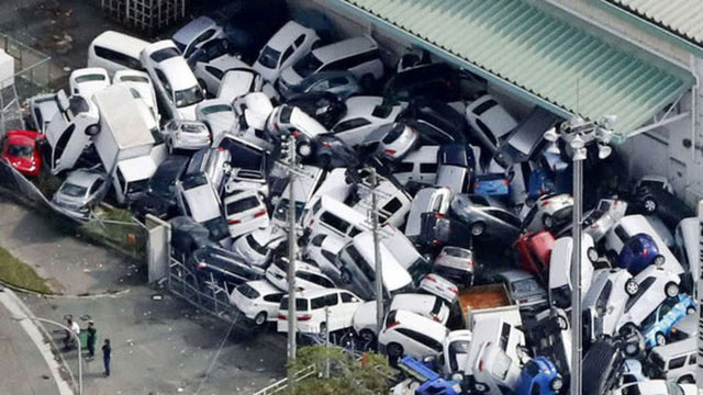 Picture 6 of The biggest super typhoon Jebi in the past 25 years devastated Japan