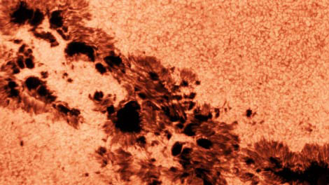 Picture 1 of The black spot The sun is about to disappear?