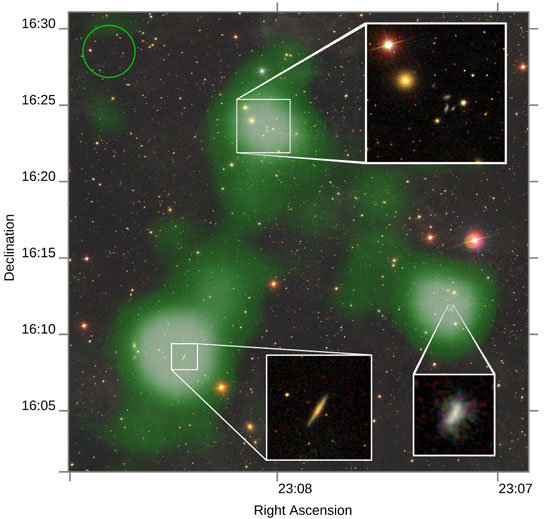 Picture 1 of The bridge of gas over 2.6 million light years