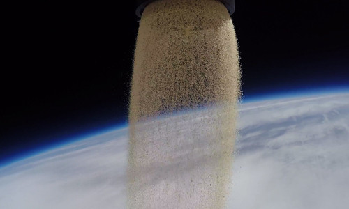 The British company opened the service to spread ashes into the universe images 1