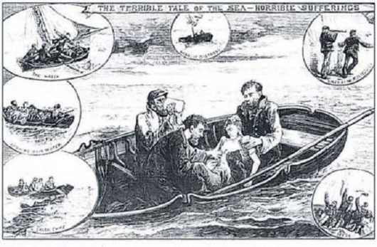Picture 4 of <p>The 'cannibal' disaster on the shipwreck Mignonette</p>