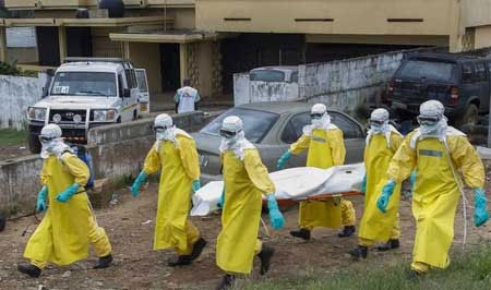Picture 5 of The cause of the world hands up with Ebola