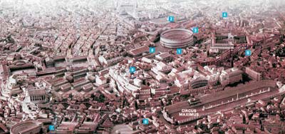 Picture 6 of The city of Rome shrinks underground