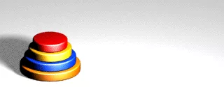 Picture 3 of The classic 'Hanoi Tower' puzzle is famous and only smart people can solve it