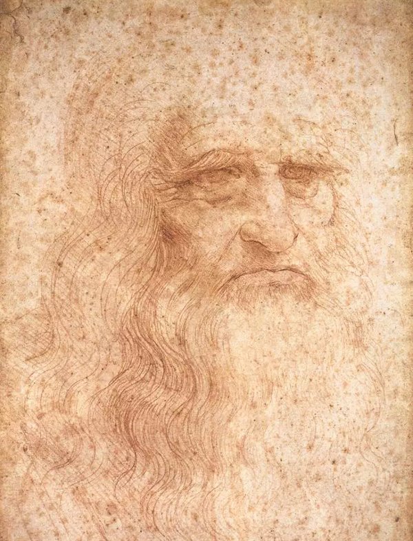 Picture 1 of The culprit ruined Leonardo Da Vinci's self-portrait
