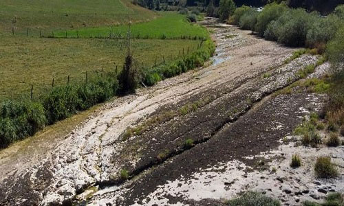 Picture 2 of The culprit sucking water makes the river section more than 1,000 meters disappear
