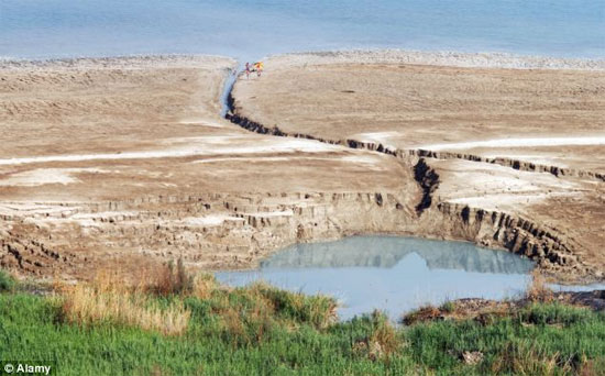 Picture 2 of The Dead Sea is being swallowed up by death knots?