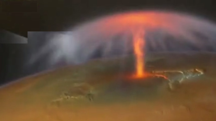 Picture 1 of The deadly cold climate of the celestial body always boils down to a volcano