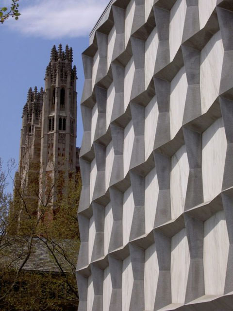 Picture 4 of The design of Yale University library helps protect old books from the sun
