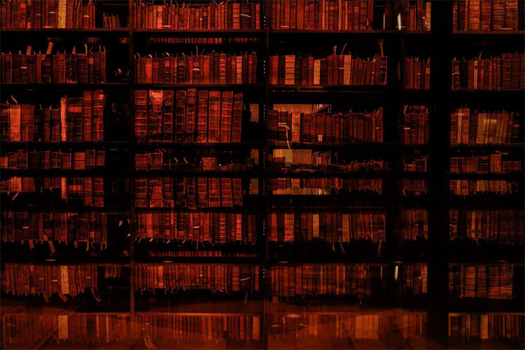 Picture 8 of The design of Yale University library helps protect old books from the sun