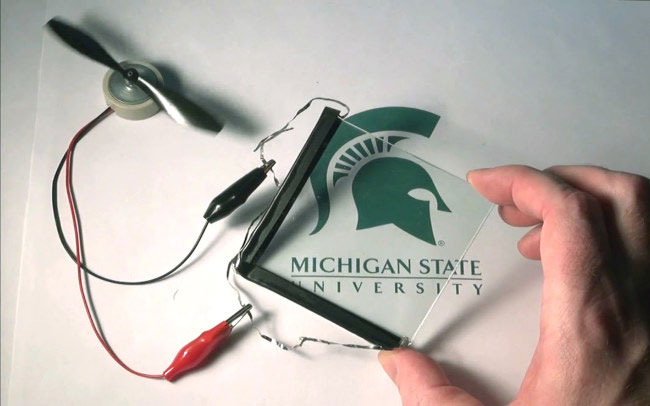Picture 3 of The development of invisible solar cells