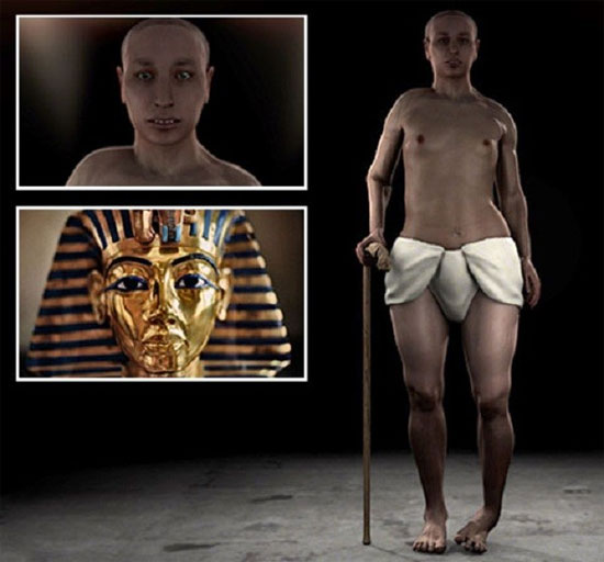 Picture 2 of The 'different' portrait of Pharaoh Tutankhamun