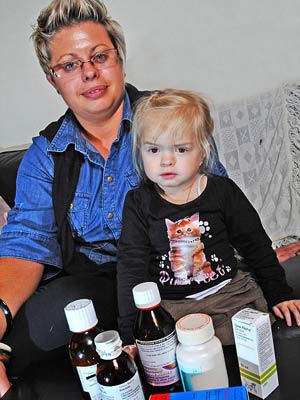 Picture 2 of The disease turned the five-year-old girl's body into crystal