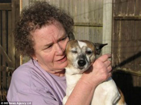 Picture 1 of The dog saves the owner from the fire