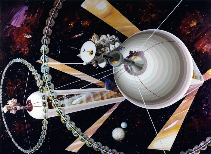 Picture 10 of The dreamlike space colonies replaced Earth