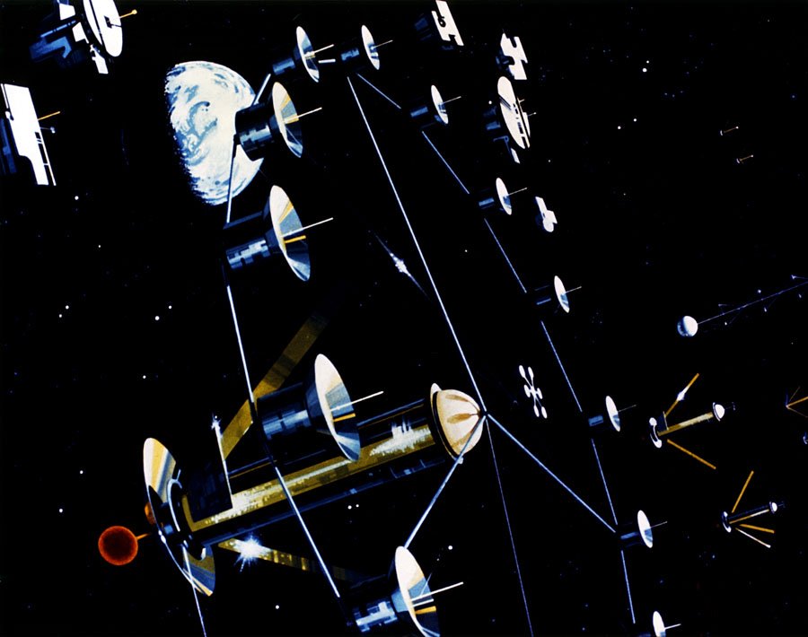 Picture 2 of The dreamlike space colonies replaced Earth