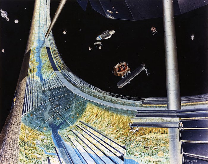 Picture 4 of The dreamlike space colonies replaced Earth