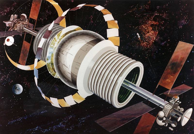 Picture 5 of The dreamlike space colonies replaced Earth