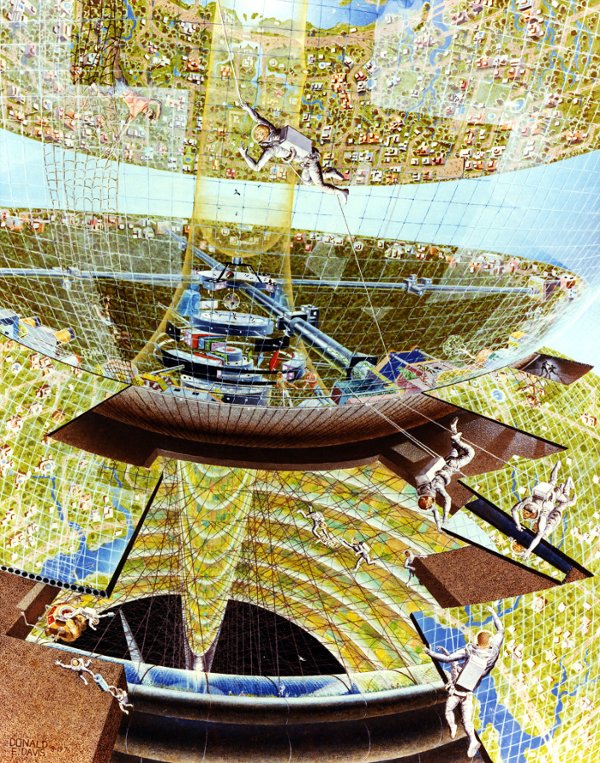 Picture 9 of The dreamlike space colonies replaced Earth