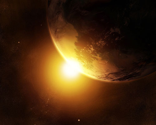 Picture 1 of The earth is farther away from the sun