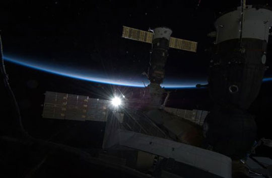 Picture 7 of The Earth looks from the International Space Station