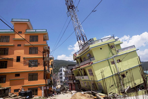 Picture 3 of The earth 'stirred' under the influence of the earthquake in Nepal