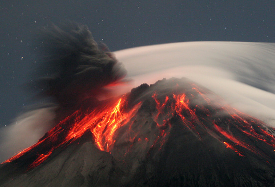 Picture 1 of The Ecuadorian government raised the warning of active volcanoes