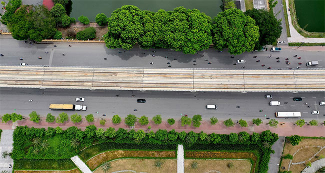 Picture 12 of The entire metro route 33,000 billion when 99% of the upper part is completed