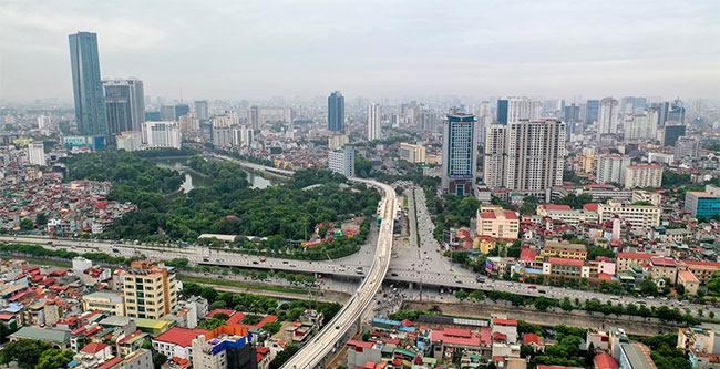 Picture 14 of The entire metro route 33,000 billion when 99% of the upper part is completed