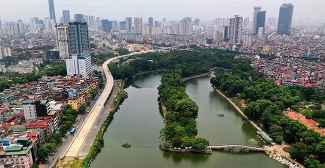 Picture 15 of The entire metro route 33,000 billion when 99% of the upper part is completed