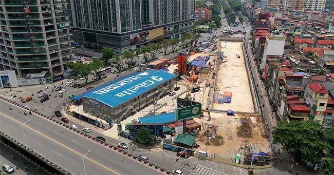 Picture 17 of The entire metro route 33,000 billion when 99% of the upper part is completed