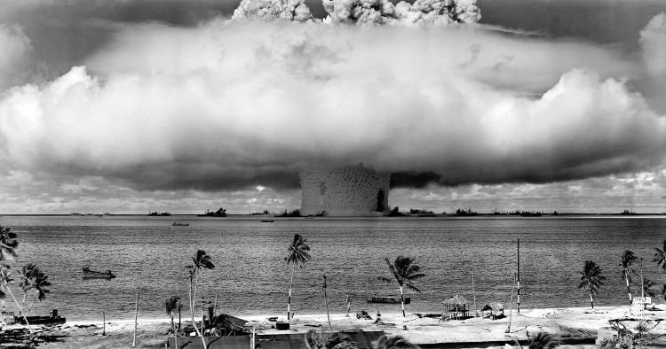 Picture 1 of The fate of the island tried 23 nuclear bombs
