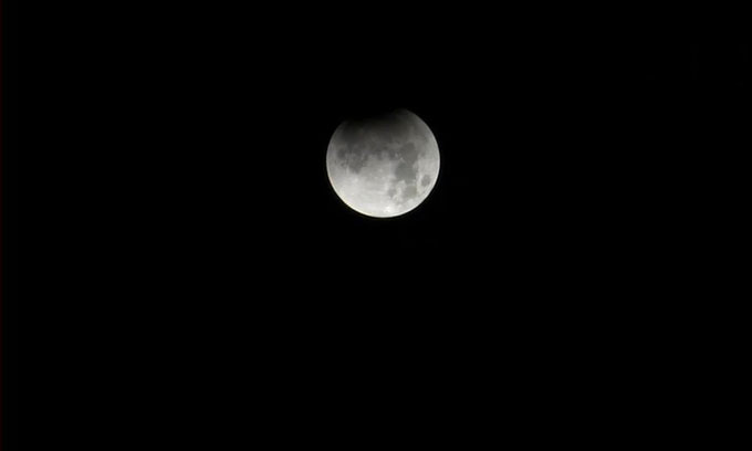 Picture 1 of The final lunar images of the year in the world