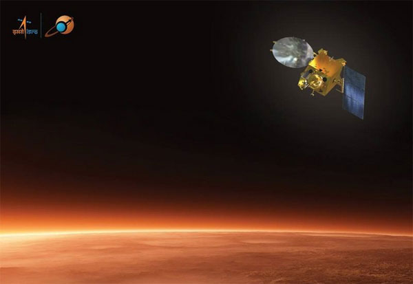 Picture 3 of The first 3D image of Mars is sent from the MOM ship
