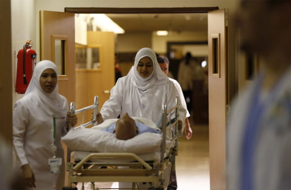 Picture 1 of The first case of Ebola infection in the United States