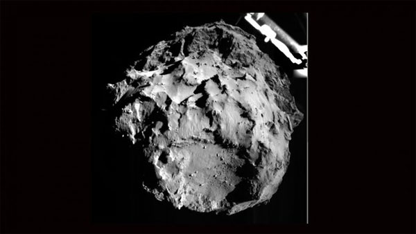 Picture 1 of The first clear comet surface images of mankind