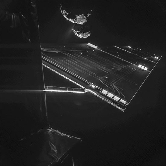 Picture 4 of The first clear comet surface images of mankind