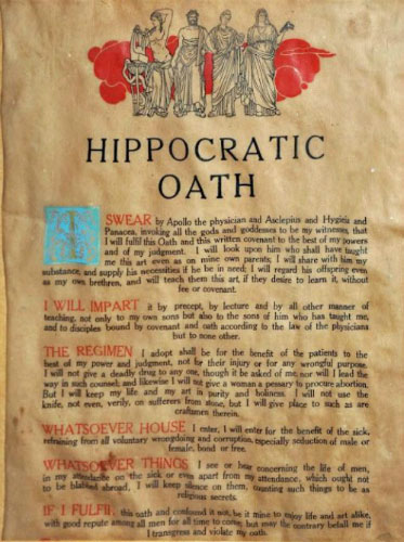 Picture 2 of The first doctor in the world and Hippocrates oath