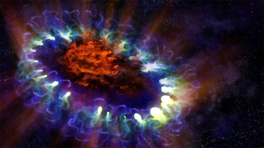 Picture 1 of The first evidence of the origin of cosmic dust formation