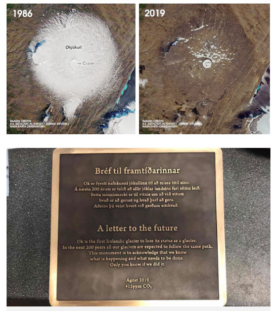 Picture 2 of The first glacier in the world officially 'died' in the era of climate change