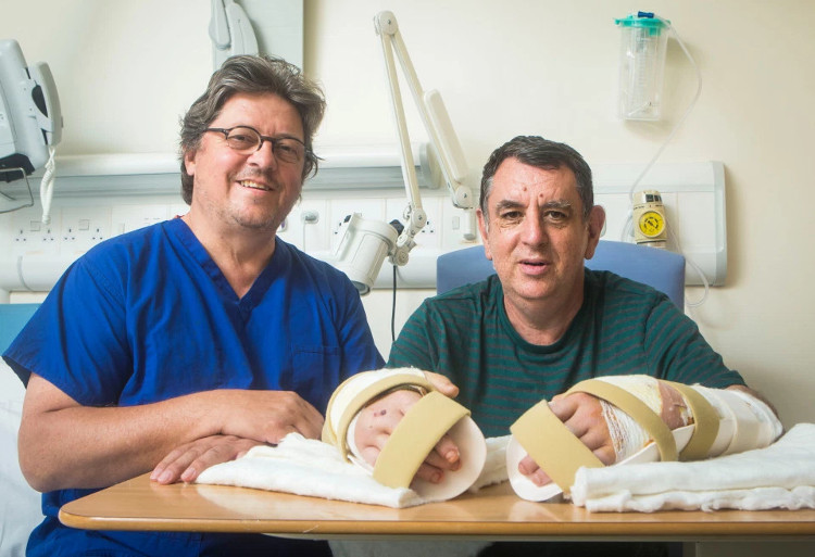 Picture 2 of The first man implanted both hands in England