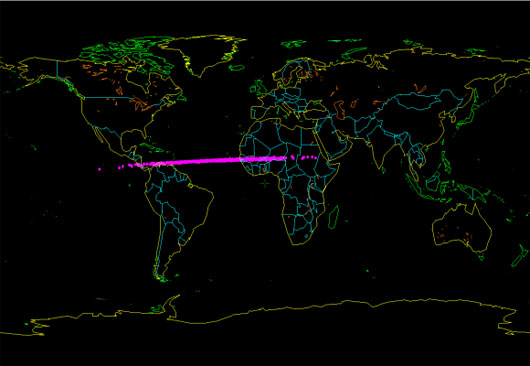 Picture 1 of The first meteorite plunged into Earth during the year