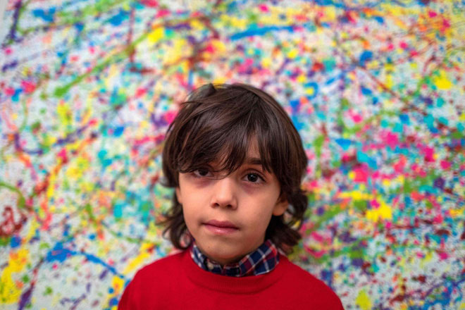 The German child Picasso caused a 'storm' in the art world even at just 7 years old images 3